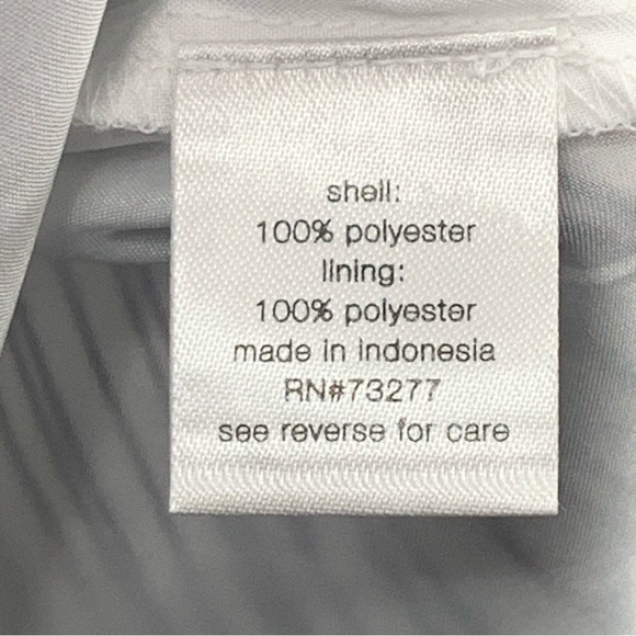 Elizabeth And James Womens Shirt Tunic Dress Short Sleeve Striped Black White XL - Picture 10 of 15